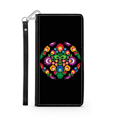 Cerchio e Fiori - Custodia per Smartphone iPhone/Galaxy -
