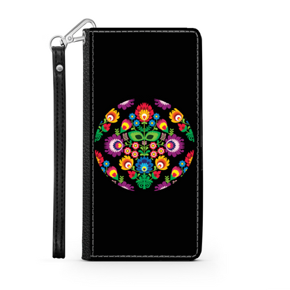 Cerchio e Fiori - Custodia per Smartphone iPhone/Galaxy -