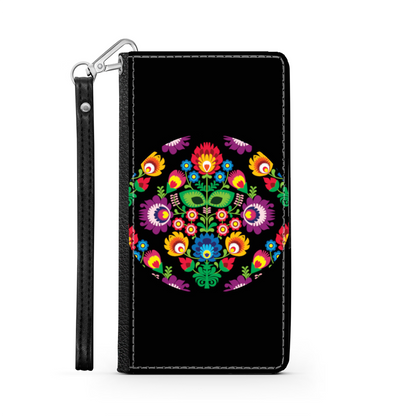 Cerchio e Fiori - Custodia per Smartphone iPhone/Galaxy -