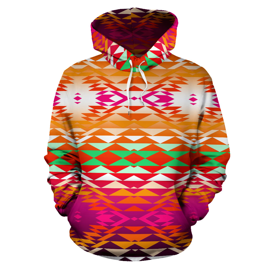 Indiano Arancio - Felpa  Unisex con Cappuccio -