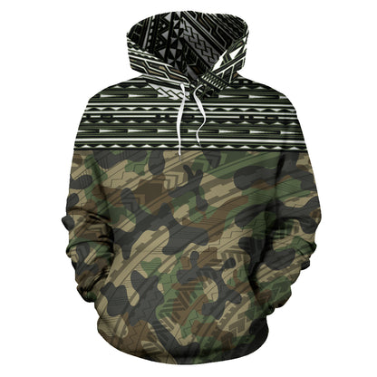 Militare - Felpa  Unisex con Cappuccio -