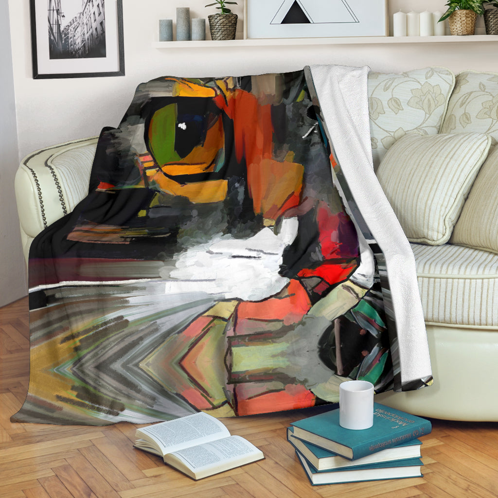Gatto e Arte 3 - Coperta in Pile -