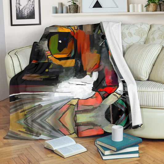 Gatto e Arte 3 - Coperta in Pile -