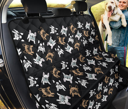 Piccoli Bulldog/ Nero - Coprisedile Auto per Amici a 4 Zampe -