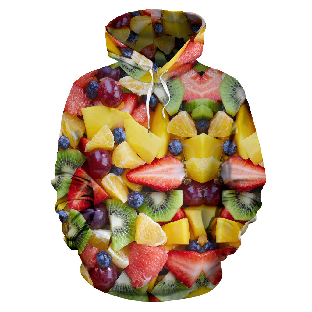 Frutta- Felpa  Unisex con Cappucio -