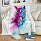 Cavallo ad Olio 1 - Coperta in Pile -