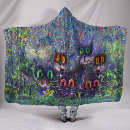 Gatti - Coperta con cappuccio -