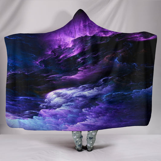 Universo Viola - Coperta con Cappuccio