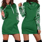 Verde - Felpa a Vestito -