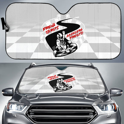 Frena Tardi .... - Parasole per Auto -