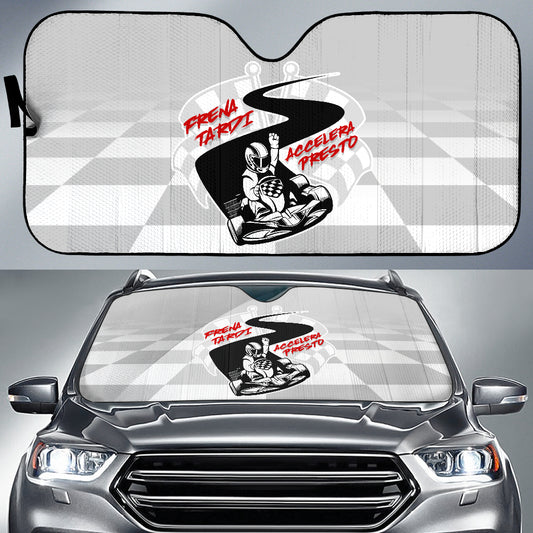 Frena Tardi .... - Parasole per Auto -