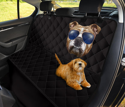 Bulldog con Occhiali - Coprisedile Auto per Amici a 4 Zampe -