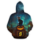 Halloween - Felpa  Unisex con Cappuccio e Zip -