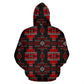 Sokapy Rosso  - Felpa Unisex con Cappuccio e Zip -