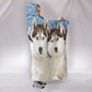 Huskies - Coperta con cappuccio -