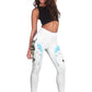 Cavalli in corsa -  Leggings (Bianco) -