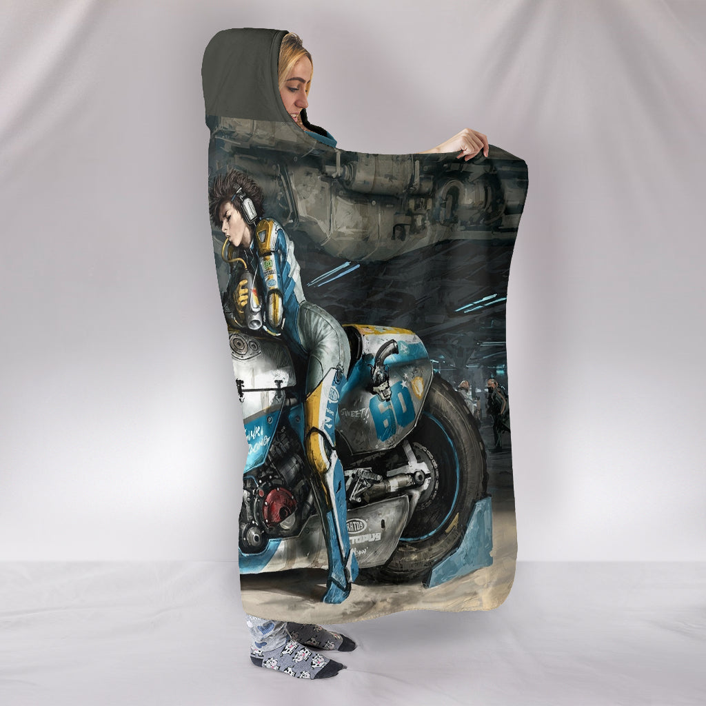 Fantasy Motorbike - Coperta con cappuccio -