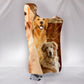 Golden Retriever - Coperta con cappuccio -