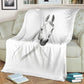 Cavallo a Matita - Coperta in Pile -