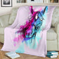 Cavallo ad Olio  - Coperta in Pile -