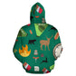Campeggio - Felpa Unisex con Cappuccio e Zip -