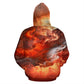 Universo Arancio - Felpa Unisex con Cappuccio -