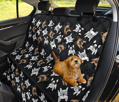 Piccoli Bulldog/ Nero - Coprisedile Auto per Amici a 4 Zampe -
