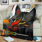 Gatto e Arte 2 - Coperta in Pile -