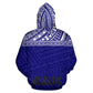 Astratto Blu - Felpa  Unisex con Cappuccio -
