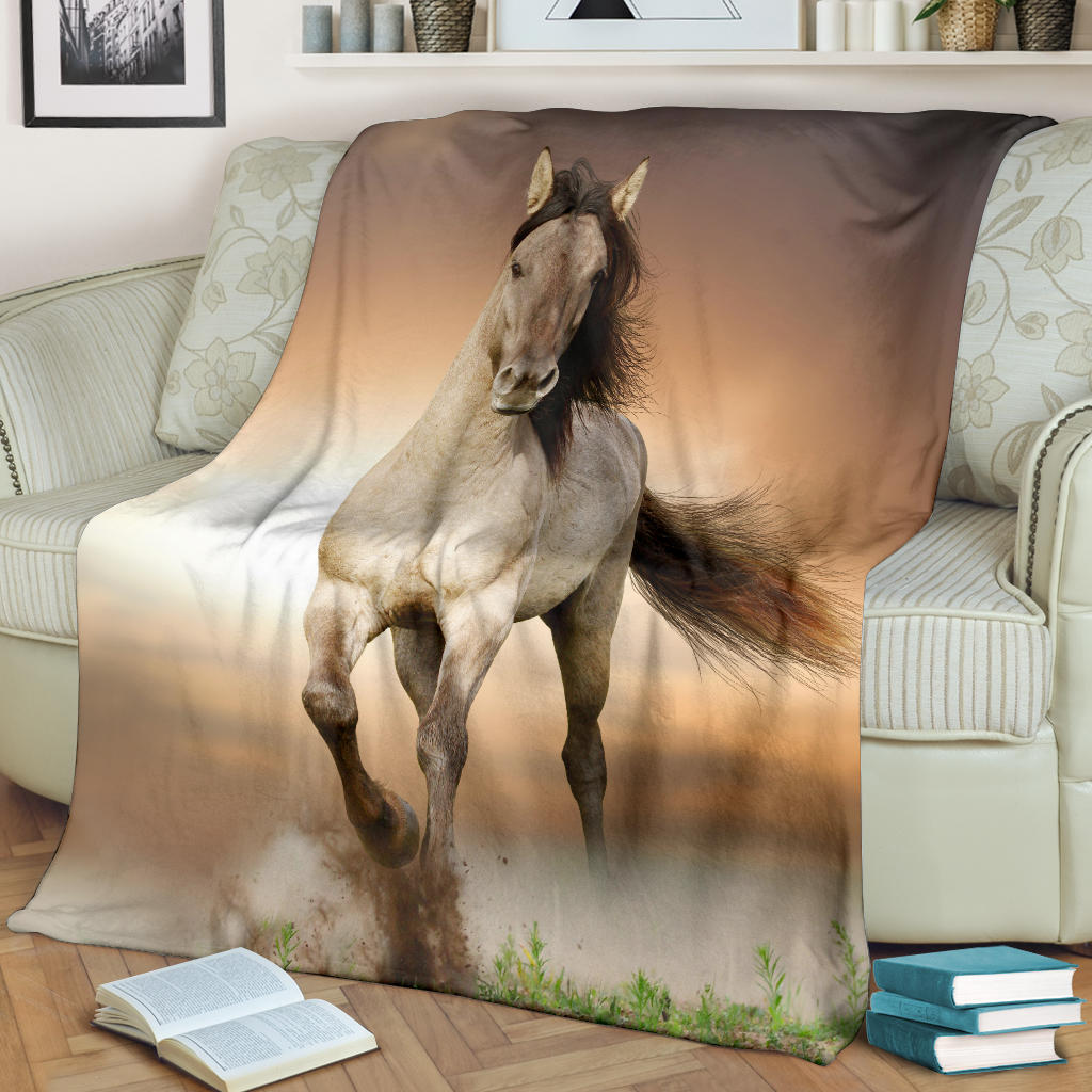 Cavallo Selvaggio - Coperta in Pile -