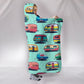 Vita in Caravan ( Azzurro ) - Coperta con Cappuccio -