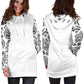 Bianco e Nero - Felpa a Vestito -