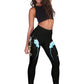 Cavalli in corsa -Leggings (Nero ) -
