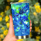 Astratto Azzurro  - Bicchierone Termico ( Tumbler ) 60 cl. -