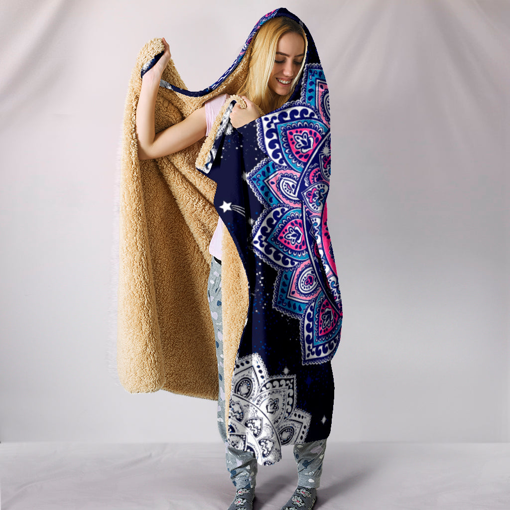 Mandala - Coperta con cappuccio -