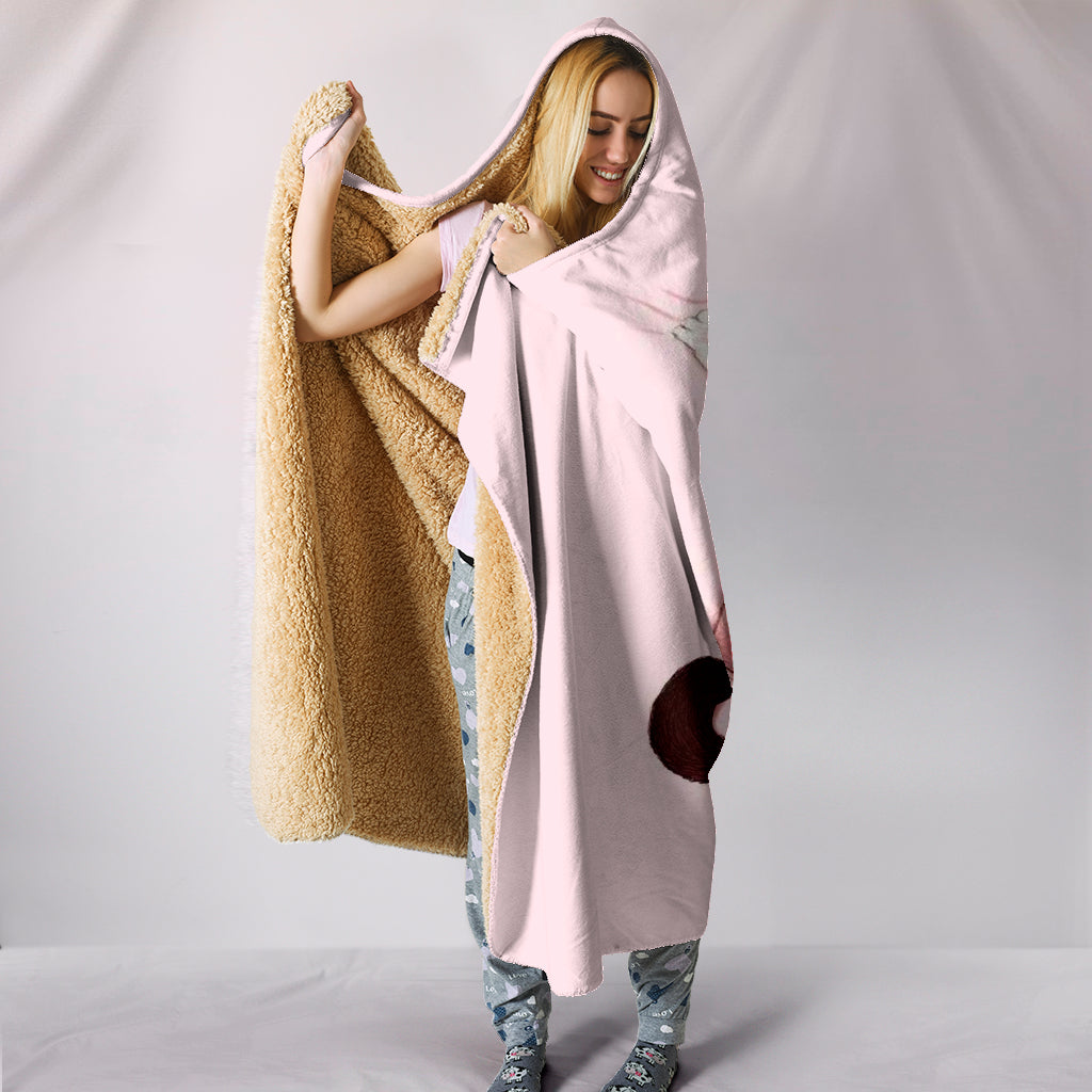 Grumpy Cat Hooded Blanket