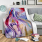 Cavallo ad Acquarello - Coperta in Pile -