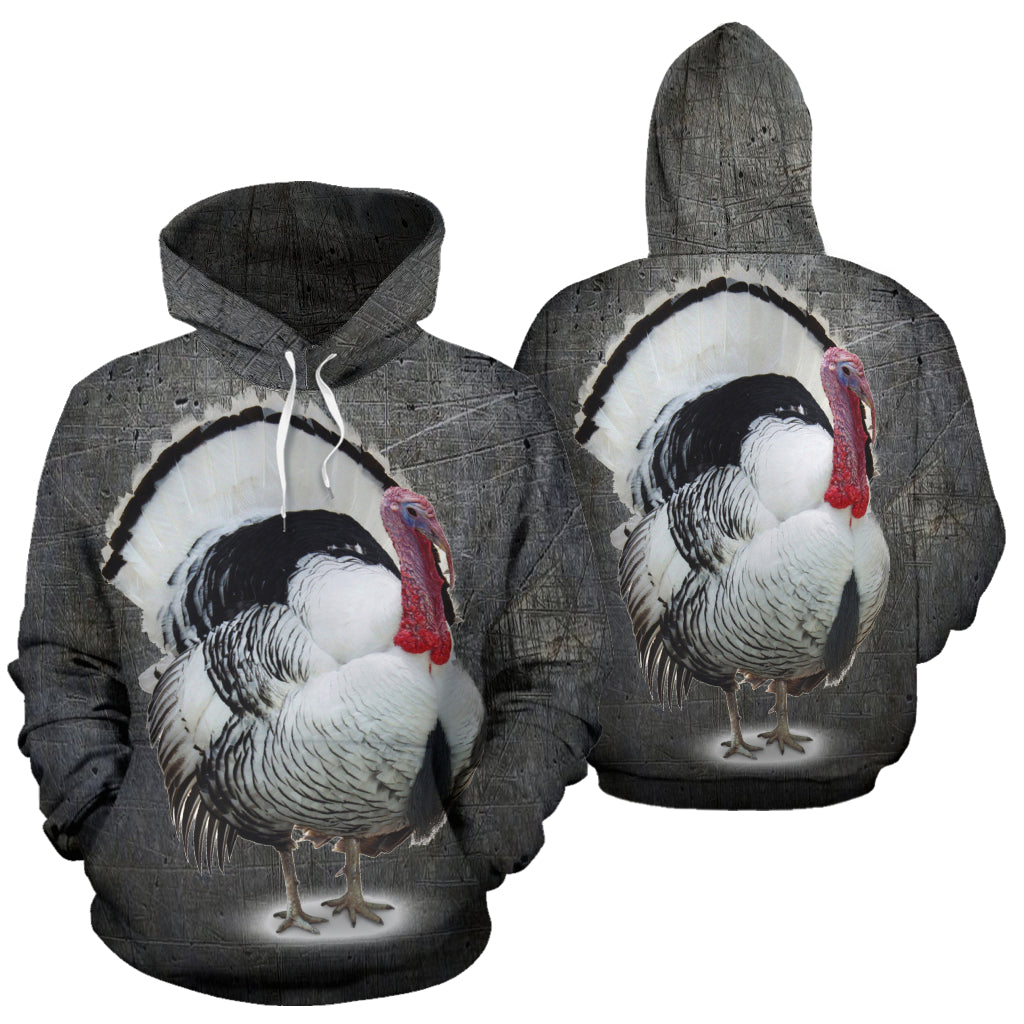 Tacchino - Felpa Unisex con Cappuccio -