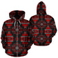 Sokapy Rosso  - Felpa Unisex con Cappuccio e Zip -