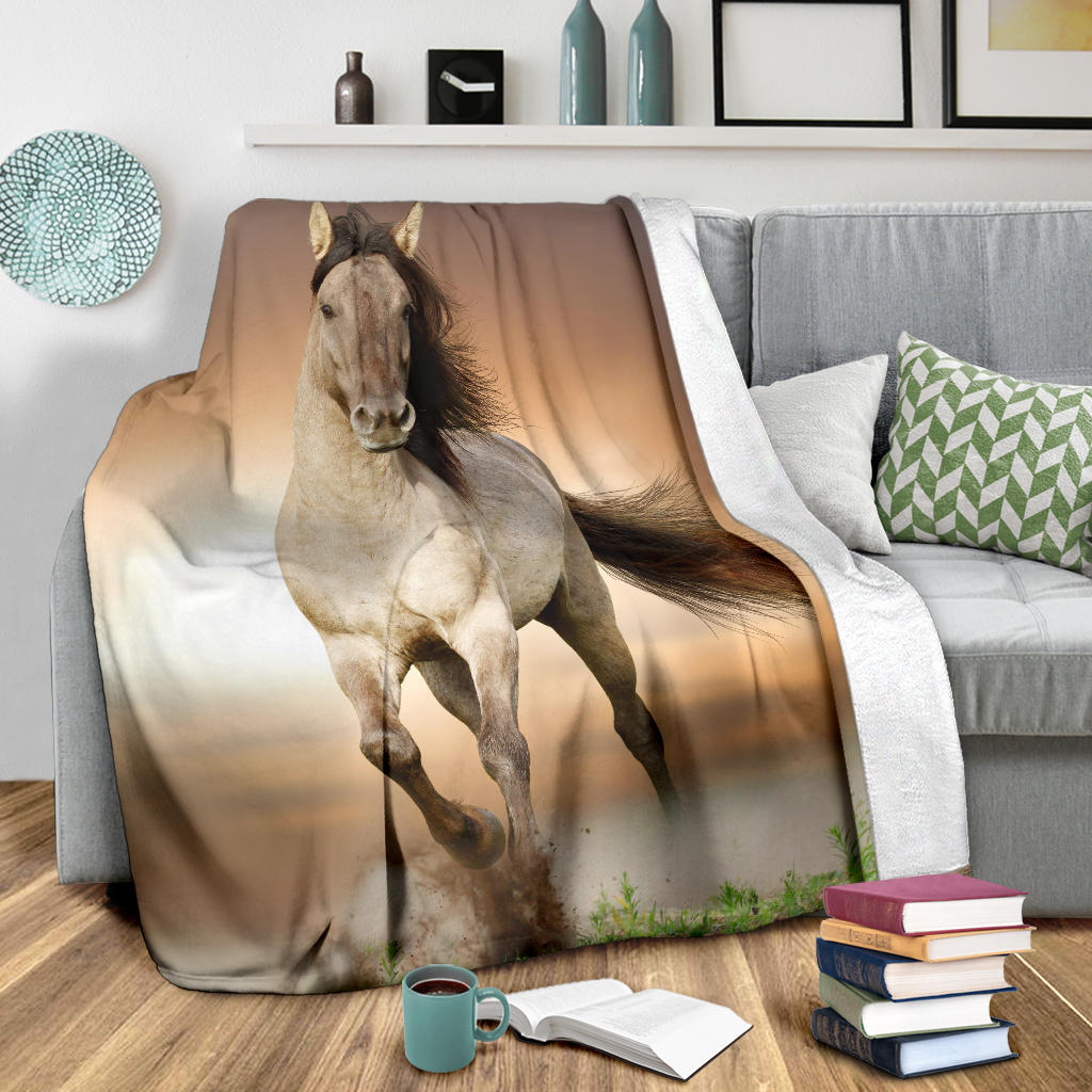 Cavallo Selvaggio - Coperta in Pile -