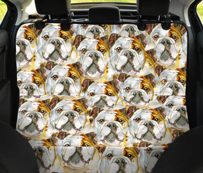 Bulldog ad Acquarello - Coprisedile Auto per Amici a 4 Zampe -