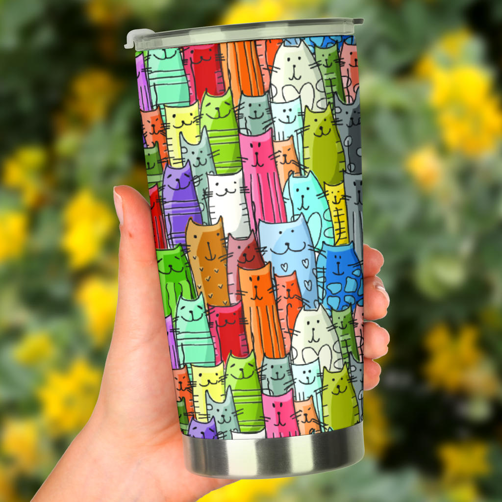 Gatti Colorati - Bicchierone Termico ( Tumbler ) 60 cl. -