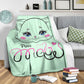 Meow - Coperta in Pile/Verde -