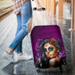 Calavera Viola - Copri Bagaglio -