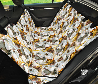 Bulldog ad Acquarello - Coprisedile Auto per Amici a 4 Zampe -