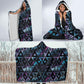 Nuvola Geometrica - Coperta con Cappuccio -