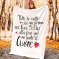 Tutte le volte che... - Coperta i Pile -