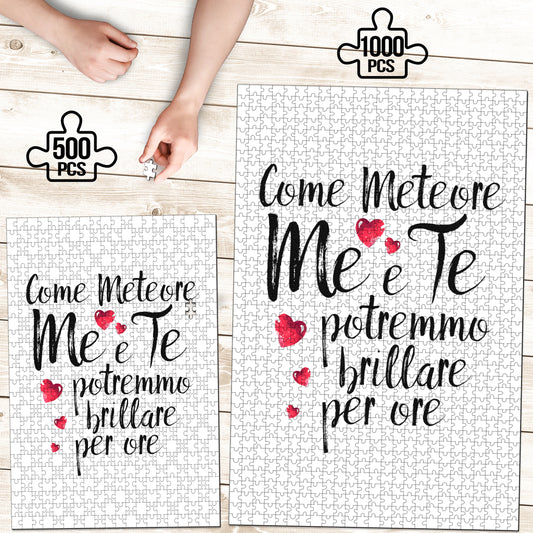 Come Meteore.... - Puzzle 500/1000 Pezzi -