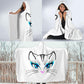Occhi di Gatta - Coperta con Cappuccio -