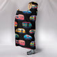 Vita in Caravan ( Nero ) - Coperta con Cappuccio -